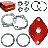Flange Gasket &amp; Nuts &amp; Red Gasket Seal Installer Tool for Harley-Davidson | for Big Twin Touring Sportster Iron 883 1200 Fat Bob Softail Dyna Electra Glide Road King