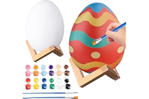 DMIGHT Easter Decorations 3D Night Light, Paint Your Own DIY Easter Egg Lamp Kit, Easter Basket Stuffers for Toddler, Arts and Crafts for Kids Ages 4-12
