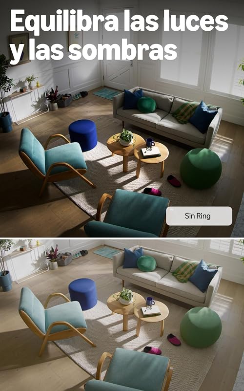 Cámara interior Plus (Indoor Camera Plus, última generación), Cámara de seguridad, enchufe, Retinal 2K, cubierta manual del objetivo, Prueba gratuita de 30 días del plan de suscripción Ring