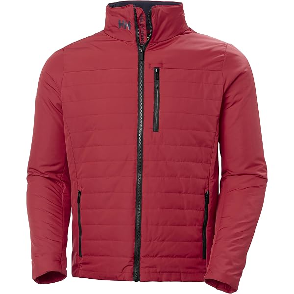 Helly Hansen Lifaloft Giacca Isolante Uomo Con Cappuccio – Rossa, Taglia L, Leggera E Comprimibile, Antivento, Resistente All'Acqua, Certificata Bluesign