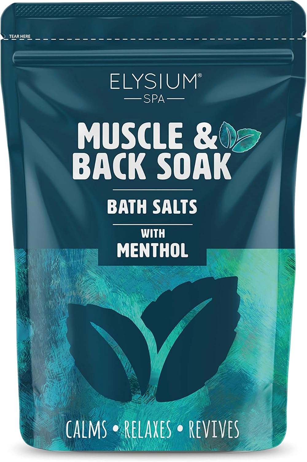 ELYSIUM SPA Muscle & Bath Soak with Menthol 450g Re-sealable Pack