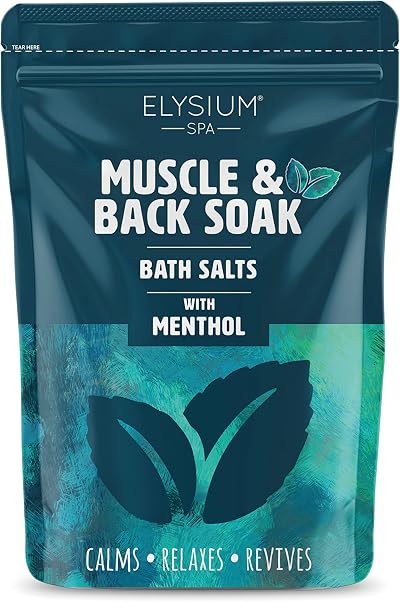 ELYSIUM SPA Muscle & Bath Soak with Menthol 450g Re-sealable Pack