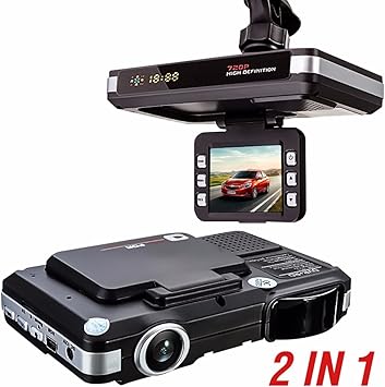 Matcc 2 0 Lcd 720p 2in1 Car Dvr Rd Camcorder Dashboard Dash Cam And Radar Detector With Support G Sensor Night Vision Automatic Loop Cycle Recording Motion Detection Amazon Co Uk Car Motorbike