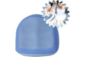 PIHJFEWA Inflatable Hot Tub Seat, Inflatable Bathtub Pillow,Spa and Seat Inflatable Bathtub Massage Pad Cushion, Booster Seat Pillow with Mesh Cover Back Massage Cushion Bath Seat for Spa(Blue)