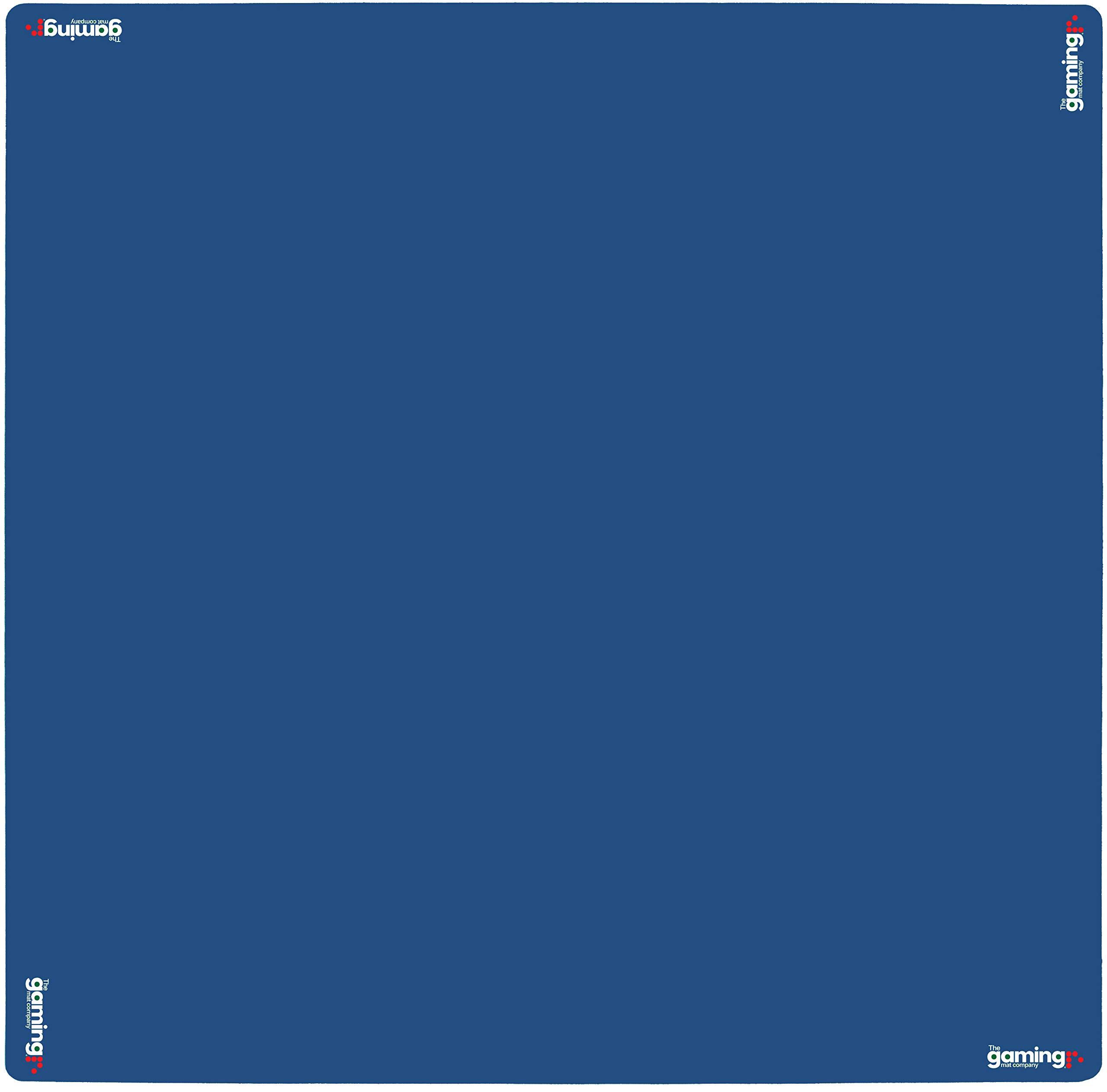 The Gaming Mat Company Poker, Dominoes, Bridge & Mahjong Table Mat - Blue 33" x 33" Premium Gaming Mat- Cards Playmat- Card Gaming Mat Table Top Cover Topper Card Game Mat Square Mahjong Table Cover
