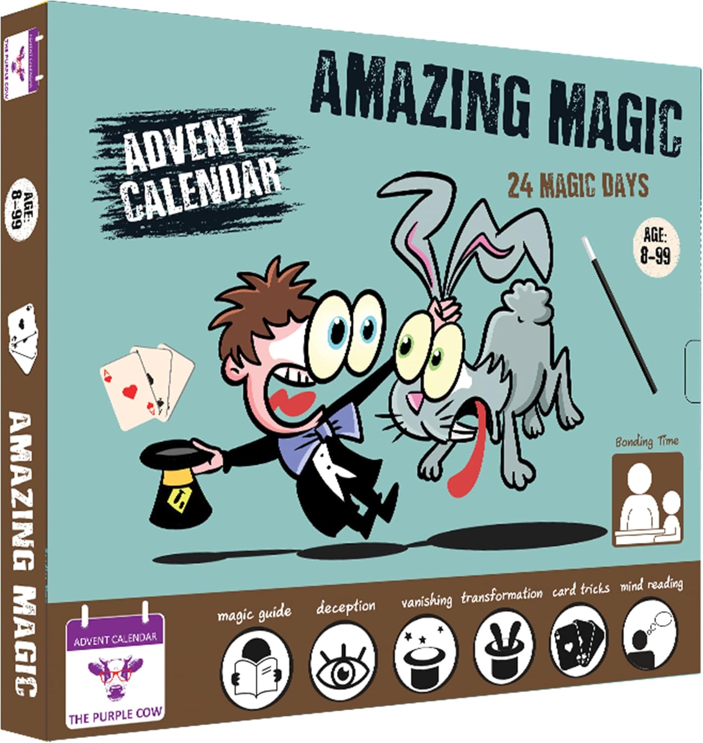 Advent Calendars - NEW 2023 Advent/Countdown Calendar Amazing Magic. 24 EASY to learn Magic tricks. Comes with a step-by-step picture guide + video guide. For kids aged 8+. The perfect magician starter kit