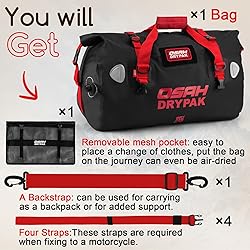 Waterproof Duffel Bag - Motorcycle Dry Bag Tail Bag