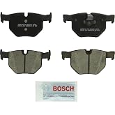 BOSCH BC1042 QuietCast Premium Ceramic Disc Brake Pad Set - Rear | Compatible with Select BMW 525i, 528i, 528i xDrive, 528xi, 530i, 530xi, 535i xDrive, 535xi, X5, X6