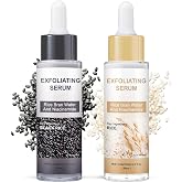 Peel Shot Glow Rice Ampoule Duo &ndash; Peel Shot Serums with White &amp; Black Rice Extract, BHA, Niacinamide &amp; Hyaluronic Acid &ndash; Exfoliating, Moisturizing, Blackhead Remover &amp; Pore Refining