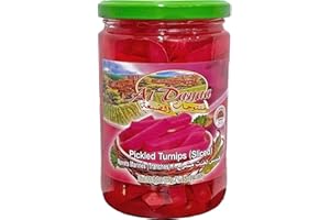 Al Dayaa - Pickled Turnips Sliced, 660g (23.1 oz), Product of Lebanon