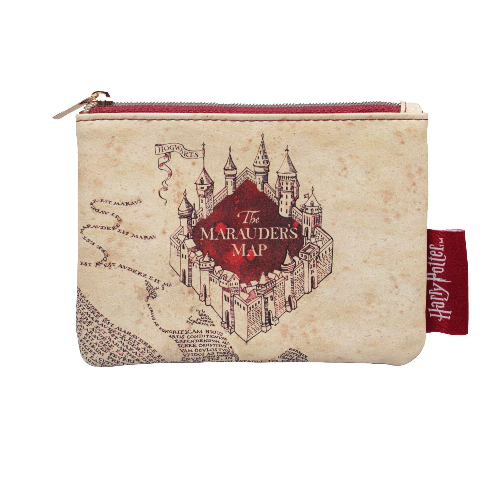 Half Moon Bay Harry Potter Marauders Map Coin Purse | Small Purses For Women With Zip | Harry Potter Wallet & Harry Potter Purse For Coins | Harry Potter Gifts For Girls | Harry Potter Gifts For Women