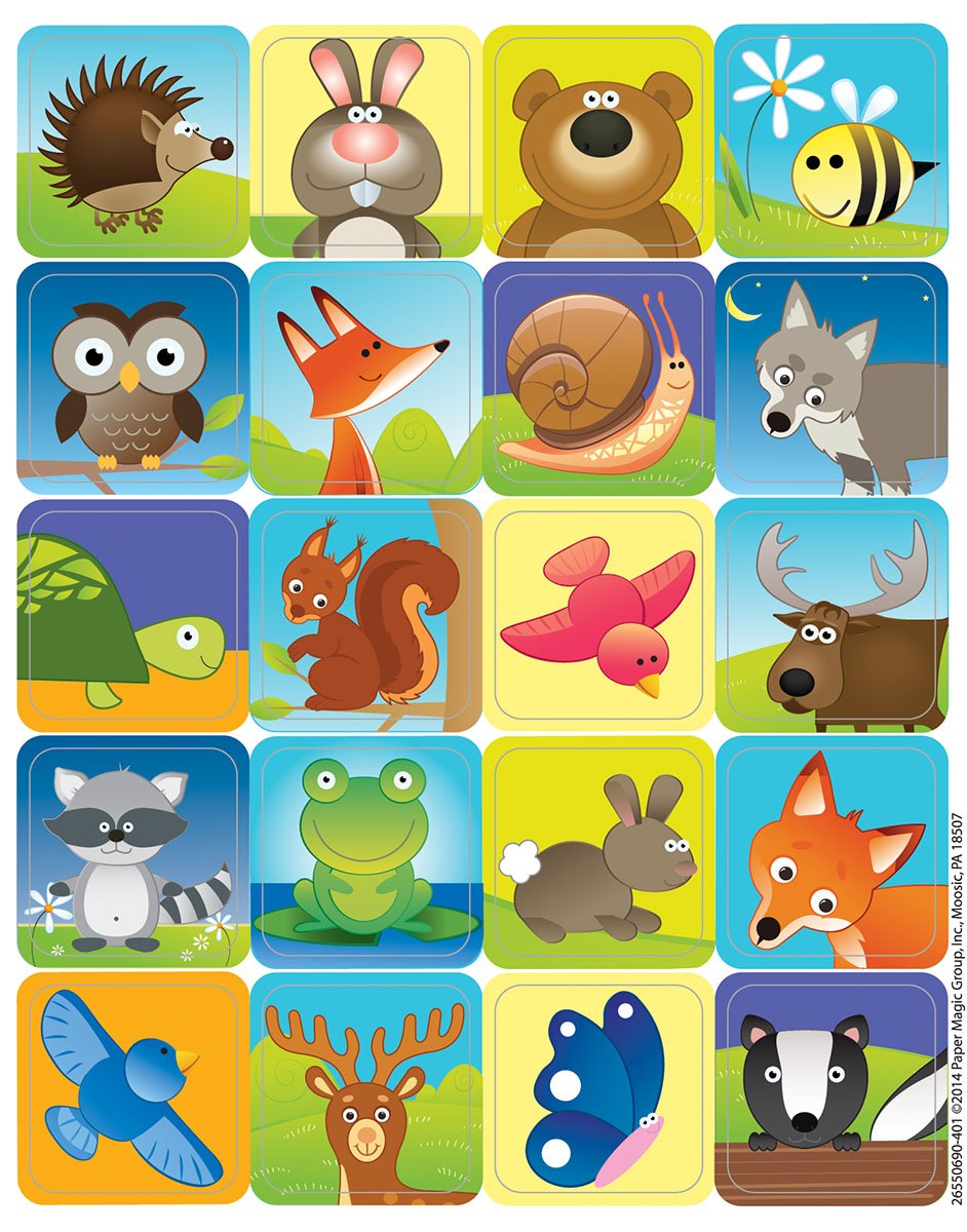 Eureka Woodland Creatures Stickers, Theme (655069)