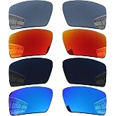 Acefrog 4 Pairs Polarized Replacement Lenses for Oakley Eyepatch 2 OO9136 | Fits Eyepatch 2 OO9136 64mm Sunglasses, Precision-Fit, Shatterproof, Anti-Scratch, UV400 Protection, Value Pack