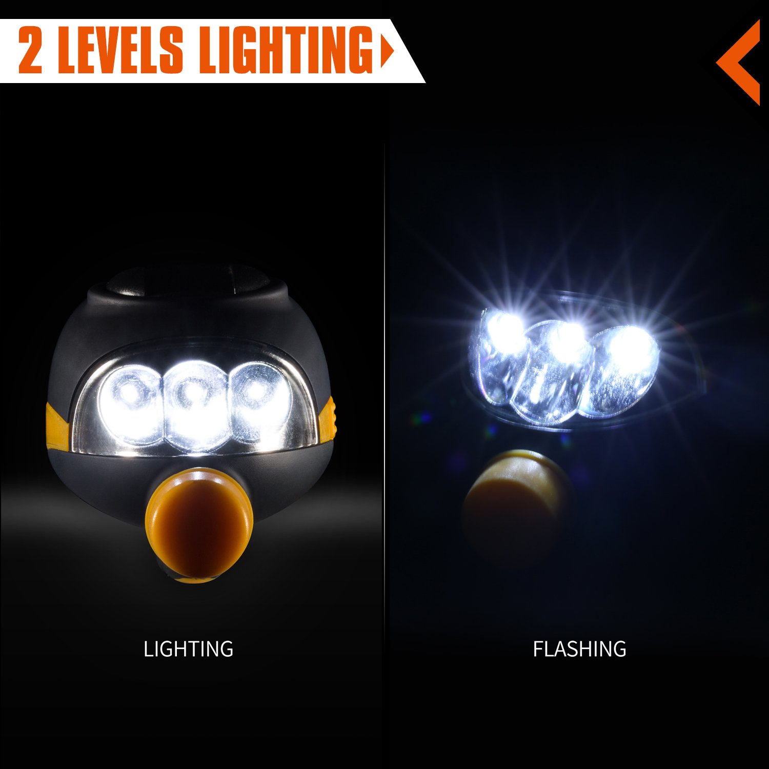 KingCamp 3 IN 1 Emergency Auto Safety Tool, 3LEDs Light, Built-in Windshield Hammer, Seatbelt Cutter, Good Tool Used For Car