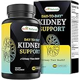 Best Naturals Day-to-Day Kidney Support with Cranberry Fruit, Vitamin C, B12, D-Mannose, Uva Ursi, Juniper Berry, Parsley Leaf 90 Veg Capsules