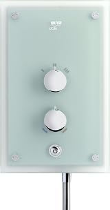 Mira Azora 9.8kW Thermostatic Electric Shower Frosted Glass Chrome 1.1634.011 view 6