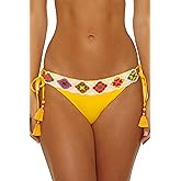 ISABELLA ROSE Women's 1969 Maui Side Loop Tie Bikini Bottom, Cheeky Coverage, Swimwear Separates