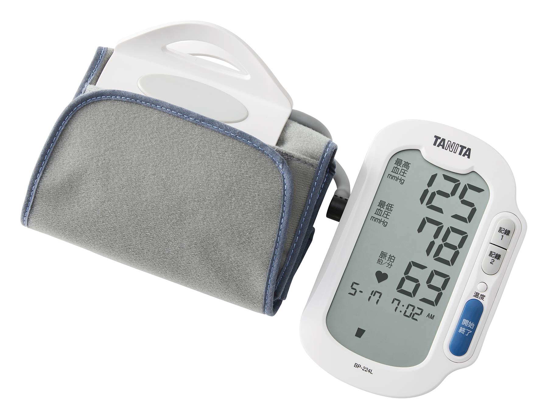 タニタ 上腕式血圧計 BP-224L ホワイト BP-224L-WH