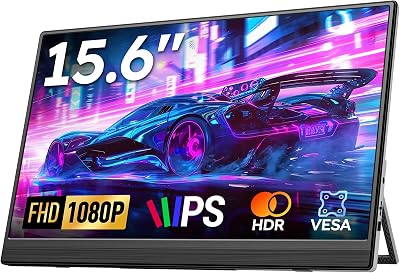 Dopesplay 15.6 inch Portable Monitor 1080P IPS USB-C HDMI Travel Display