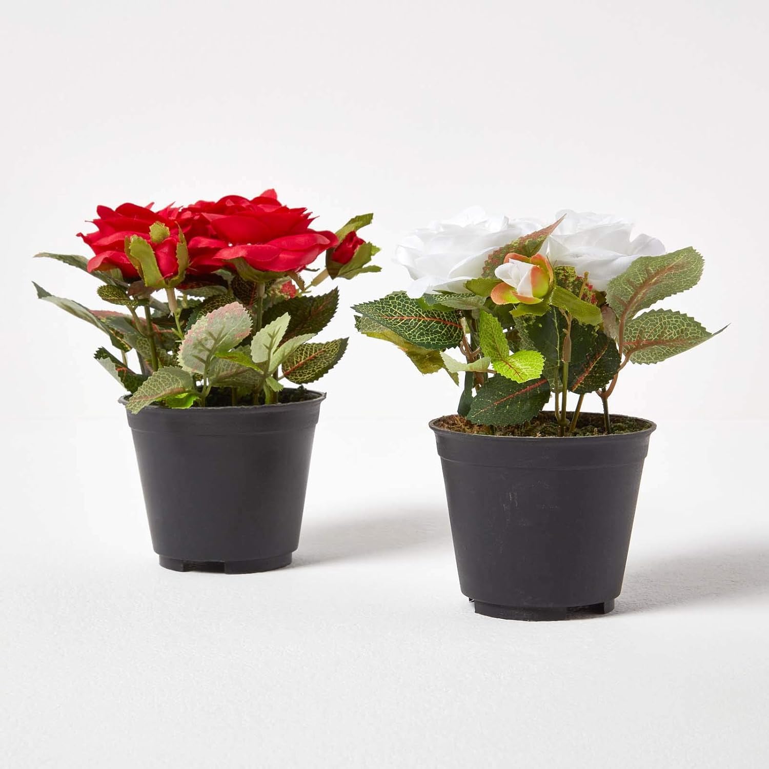 Künstliche Rosen Im Topf - Immer Blühende Deko Für Zuhause & Feiern In Gelb