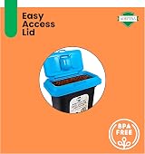ADEPTNA Large 30L Pet Food Storage Container with Airtight Seal Blue Lid view 5