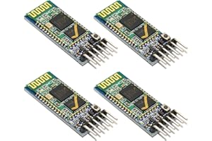 hiBCTR 2 Pack HC-05 Serial Data Communication Component - EDR 2.0 Logic Node, 6-Pin UART Interface Module Compatible with MCU