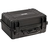 MEIJIA Portable All Weather Waterproof Camera Case with Customized Fit Foam,Fit Use of Drones,Camera,Equipments,Pistols,Elegant Black(18.3 ”x14.57”x8.66”)