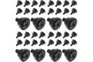TOKIDNY Hard Drive Screws 40Pcs with Shock Absorption Rubber Washers for 3.5 Inch Hard Disk Drive and Ssd Mounting Computer a