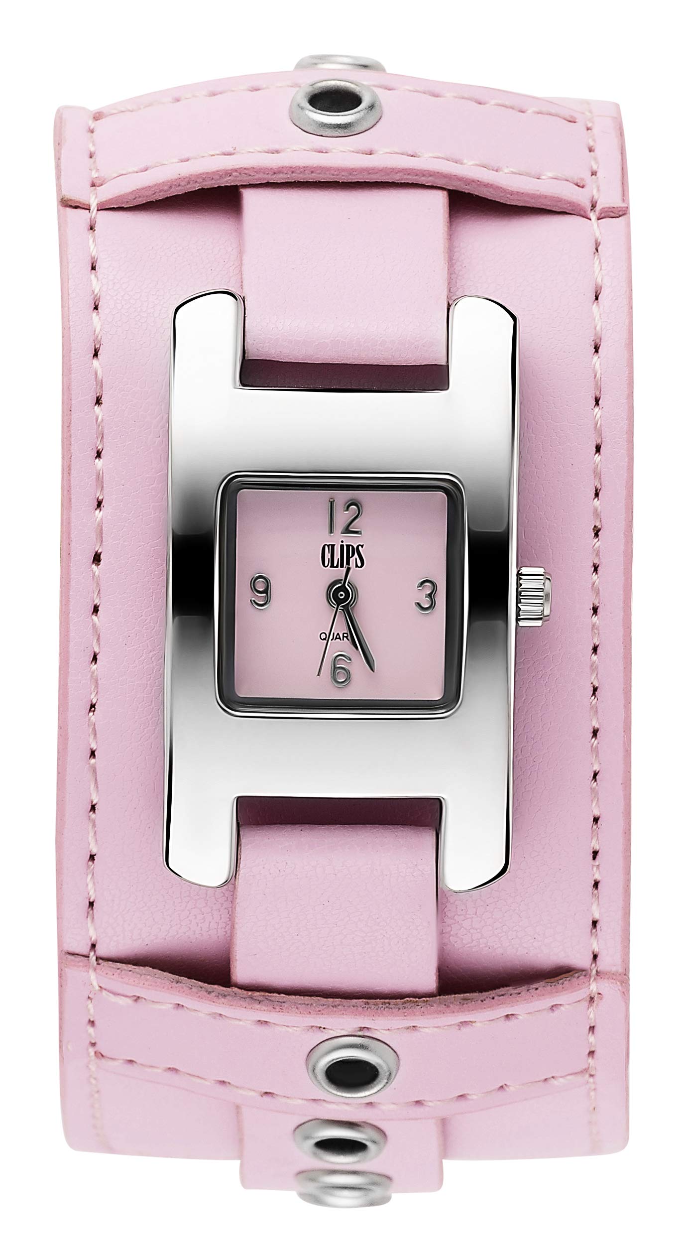 Clips Women's Quartz Watch 553-1008-77 with Leather Strap