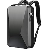 BOPai Hard Shell Tsa Laptop Backpack for Men Gaming Backpack for 17.3 inch Anti Theft Expansion Backpack Light Slim Black Usb Waterproof 15.6 Rucksack