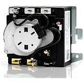 WE04X24550 Dryer Timer Compatible with GE Timer GTD42EASJ2WW GTD48EASW0WB | GTD42EASJ1WW GTD42GASJ2WW GTX42GASJ2WW, 234D2377P004 Replacement TMD14M30 WE04X24549 TMD16M12 234D2377P003
