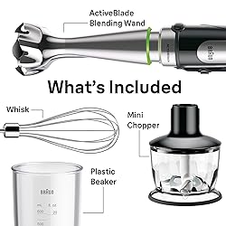 Braun MultiQuick 7 3-in-1 Immersion Blender with