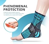 Lusenone Professional Ankle Support Brace 2 Pack Breathable Open Toe view 5