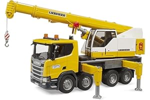 Bruder 03571 Scania Super 560R Liebherr Crane Truck w Light/Sound Module