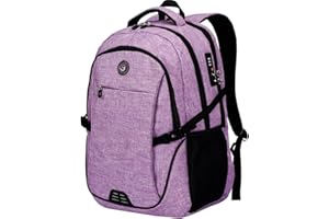 SHRRADOO Travel Laptop Backpack, Business Anti Theft Slim Durable Laptops Backpack with USB Charging Port, College High School Computer Bag Gift for Men Women Fits 16.3 Inch Notebook