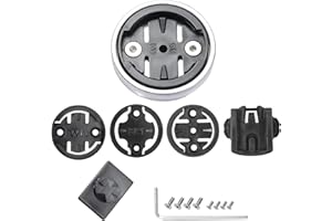 DGRYJHL Bike Computer Stem Top Cap Mount - Garmin Mountain Bike Mount for Garmin 25 200 130 500 510 520 520 800 810 820 1000 1030, Wahoo Elemnt, Bryton, Cateye Cycling GPS Computer, Includes Bike Phone Holder