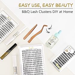 B&Qaugen Lash Clusters B48 D Curl 8-16MIxDIY Lash