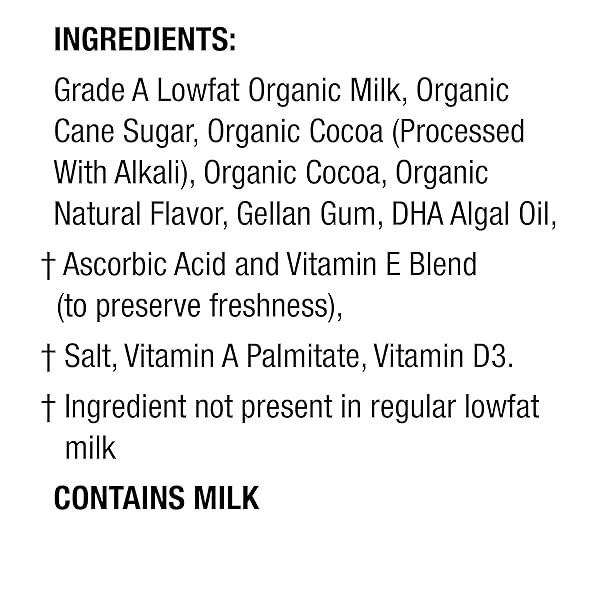 HORIZON ORGANIC SHELF STABLE 1% LOWFAT DHA OMEGA-3 CHOCOLATE MILK BOXES, 8 FL OZ, 18 COUNT – 8G PROTEIN PER SERVING, USDA ORGANIC UHT FROM PASTURE-RAISED COWS, READY TO DRINK FOR LUNCHBOX, TRAVEL, OR ON-THE-GO, NO REFRIGERATION NEEDED