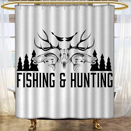 Amazon Com Hunting Shower Curtains With Shower Hooks Hunting And