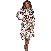 Be Relax Bathrobes for Women - Fashionable Bath Robe - Knee Length Terry Cloth Robe with Belt & Front Pockets
