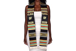 Graduation Stole, 183x11.5cm/72x4.5 Inch 2026 Grad Sash Class of 2026 Customized Shawl Scarf for Unisex Adult, Honor Stole fo