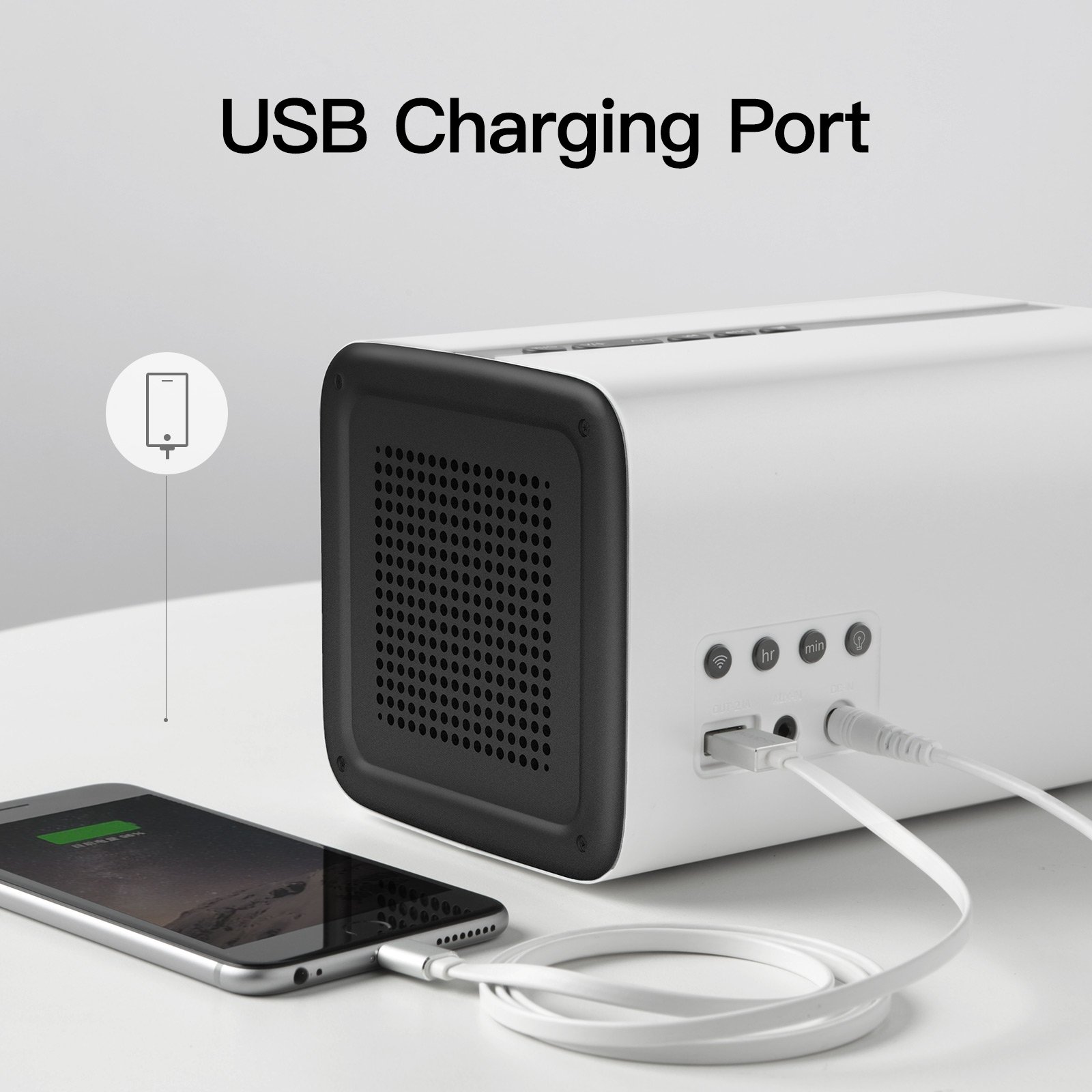 GGMM E3 WiFi Bluetooth Speaker Alexa Builtin Alexa Speaker, Multi Room