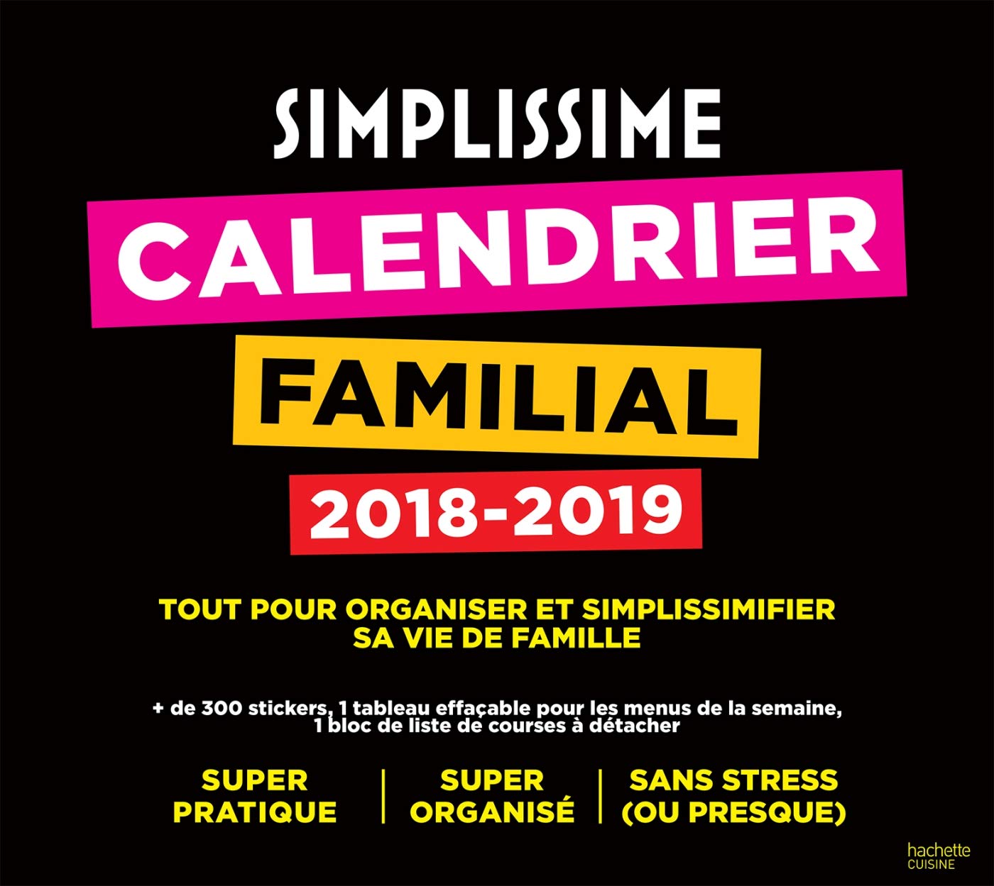 Simplicity 2018-19 Family Calendar