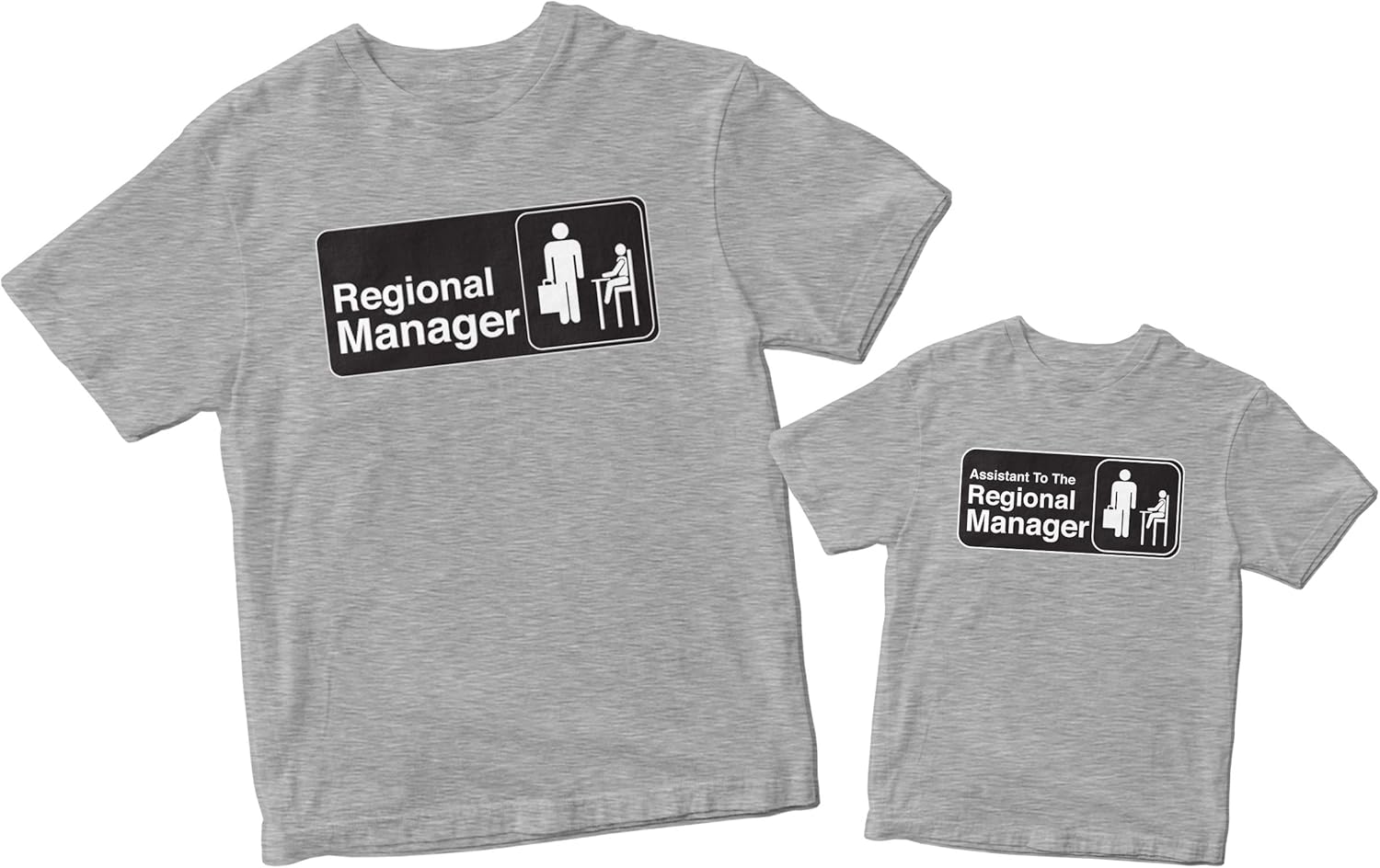 Regional Manager/Assistant to The Regional Manager Matching Family Shirts