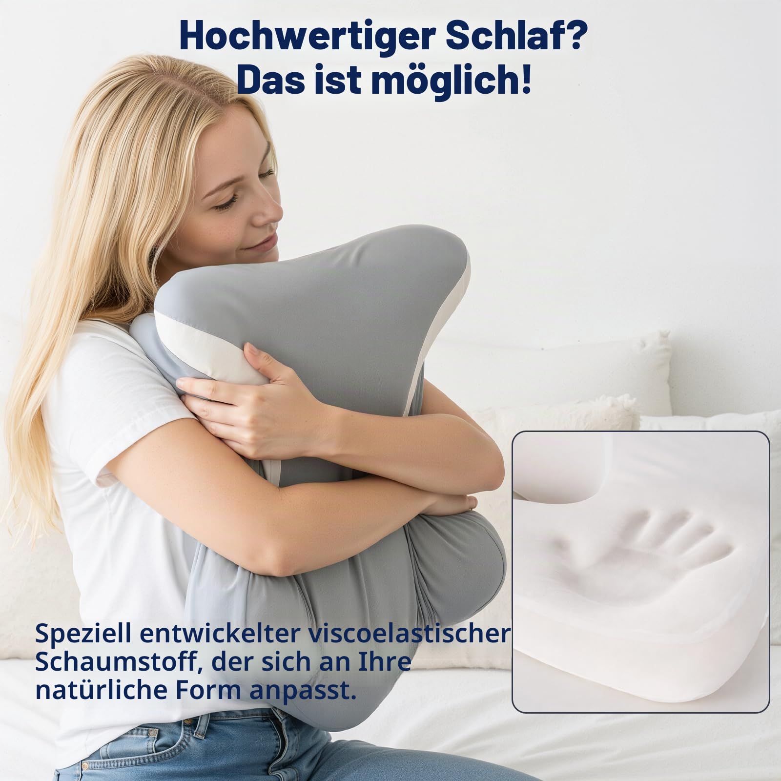 Nackenstützkissen aus Memory-Schaum