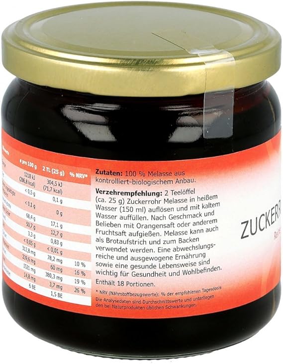 Aurica Bio Zuckerrohr Melasse Nicht Raffiniert Sirup 450 G Oplossing Amazon Nl