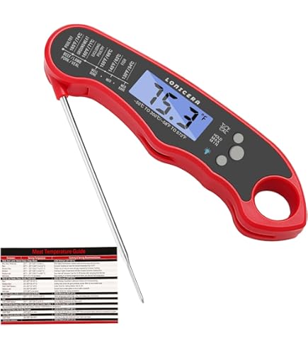 Instant Read Meat Thermometer For Cooking-0.6S Ultra-Fast Digital Food