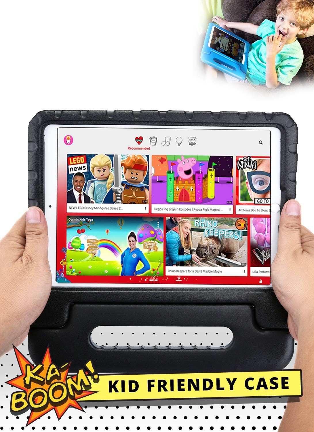 Official Cooper Dynamo iPad Air 1/ Air 2, Pro 9.7 Case for Kids iPad 6th/ 5th Generation Case for Kids Rugged Foam - Image 4