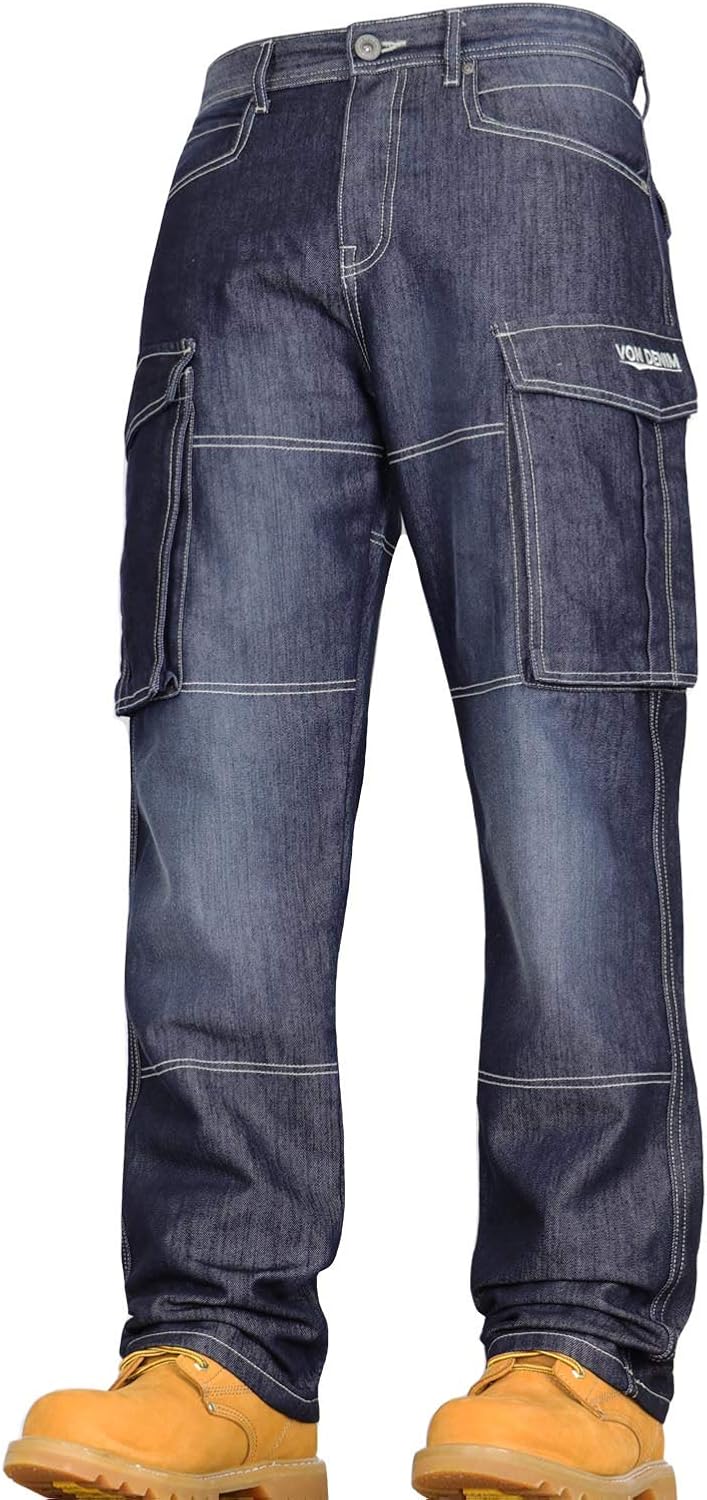 denim combat jeans