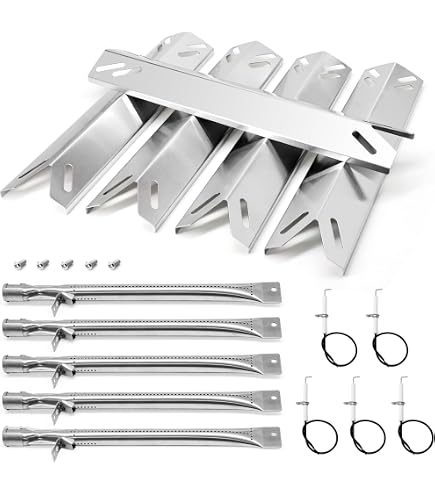 Grill-Ersatzteile Für Cuisinart CGG-306 – 2x Grillrost, 2x Flame Tamer, 2x Gasbrenner, Aus Edelstahl